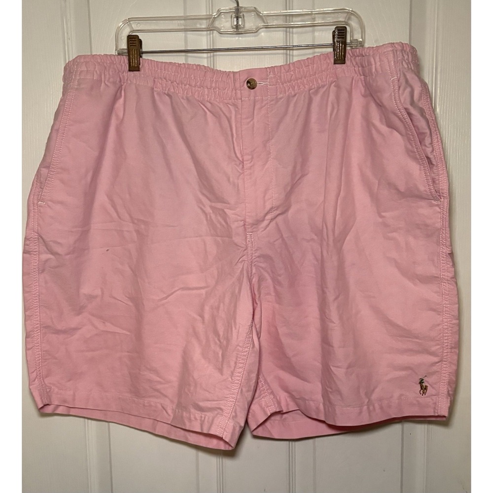Polo Ralph Lauren Shorts Mens 2XB Pink Drawstring Elastic Waist